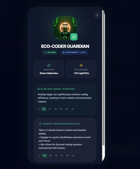 AI Bio-Feedback Agent – screenshot 2