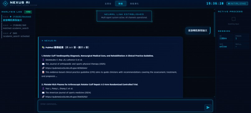 Nexus AI — Multi-Agent Intelligence Hub – screenshot 3