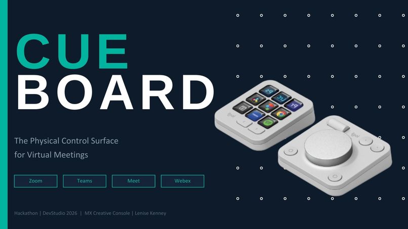 CueBoard: The Physical Control Surface for Virtual Events – screenshot 1