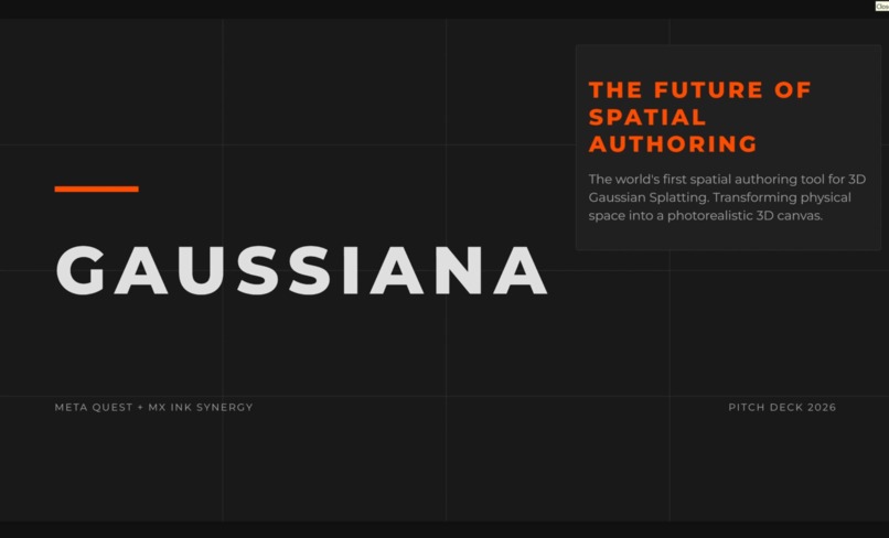 Gaussiana - The future of spatial compute – screenshot 1