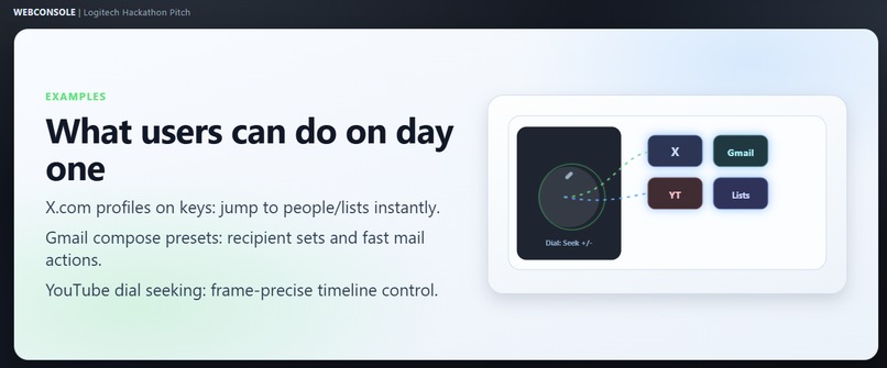 WebConsole – screenshot 1