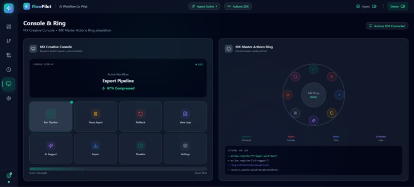 FlowPilot : Your AI Workflow Co-Pilot, Physically Controlled – screenshot 6