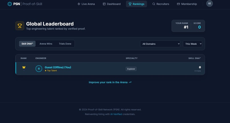 Proof of Skill Network (PSN) – screenshot 4