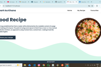 Food recipe.