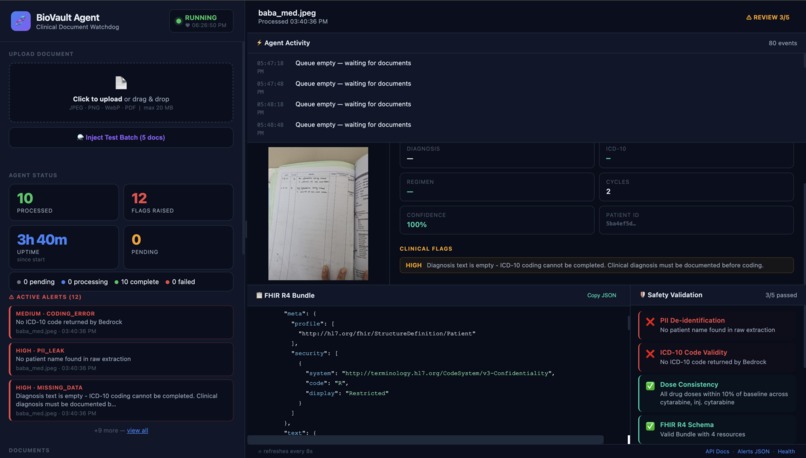 BioVault Agent – screenshot 2