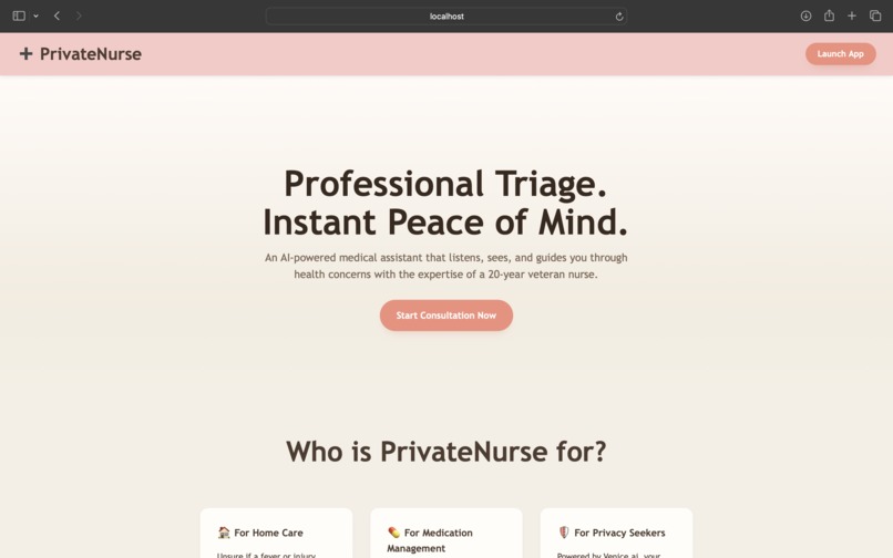 PrivateNurse – screenshot 1