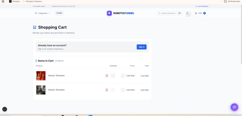 RobotixFunnel – screenshot 1