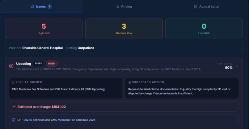 MedAudit AI – screenshot 1