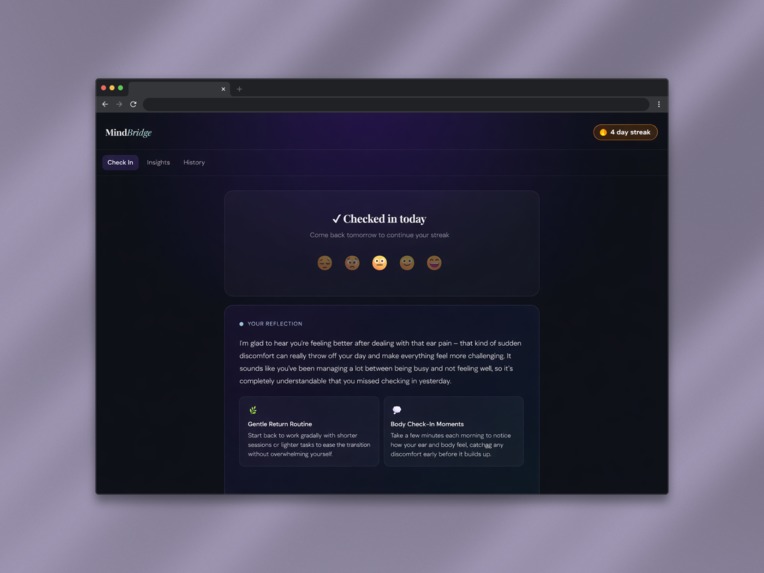MindBridge – screenshot 2