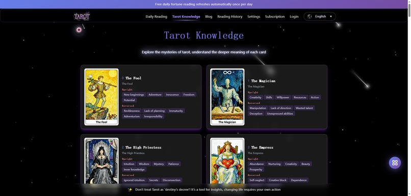 Tarot Card Pro – screenshot 2
