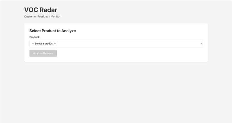 VOC Radar – screenshot 1