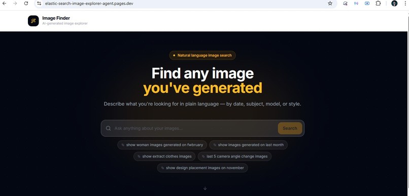 VisualQuery: Talk to Your AI Image History – screenshot 1