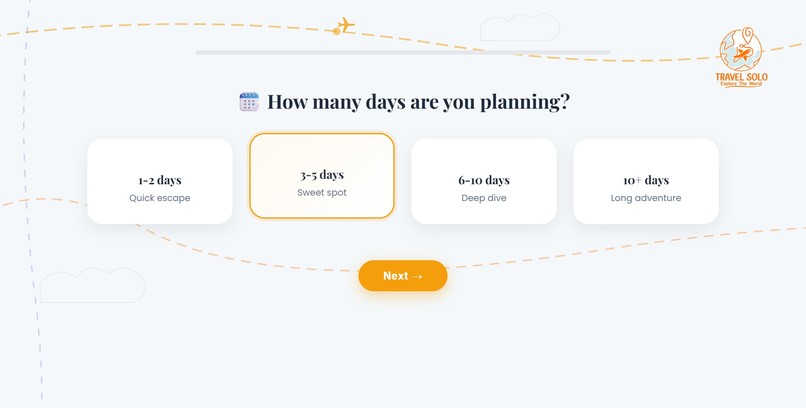 Travel Solo – screenshot 2