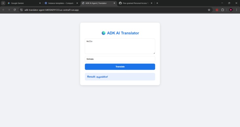 Translate AI Agent – screenshot 2