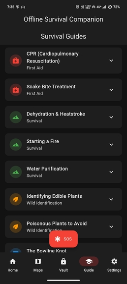 Offline Survival Companion – screenshot 6