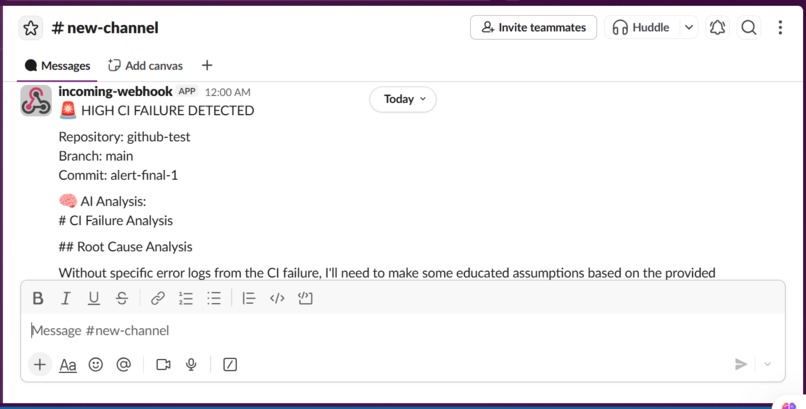 CortexCI – screenshot 1
