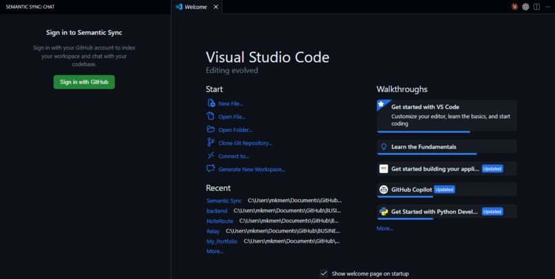 Semantic Sync – screenshot 1