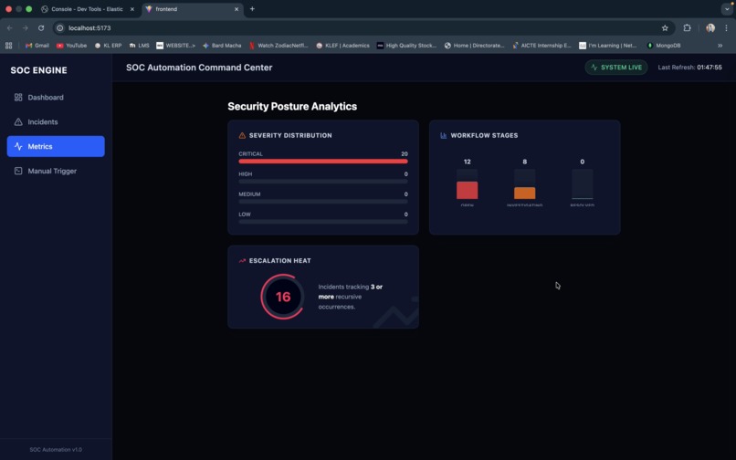 Autonomous SOC Orchestration Platform – screenshot 2