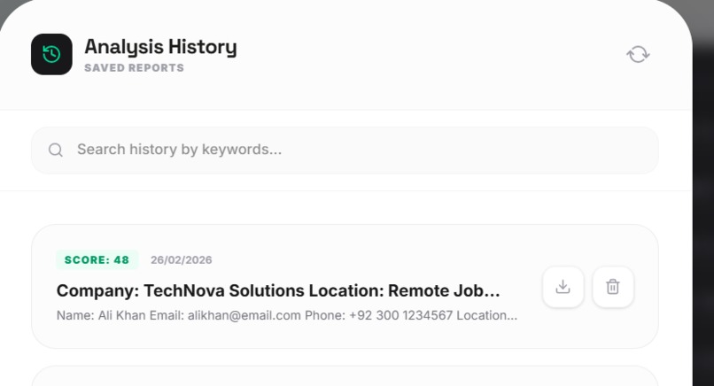 ResumeX Intelligence – screenshot 1