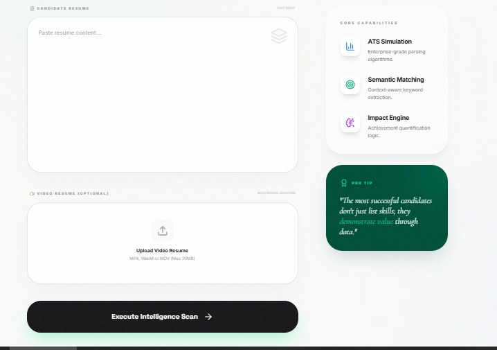 ResumeX Intelligence – screenshot 5