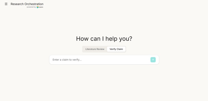 Research Orchestration System – screenshot 1