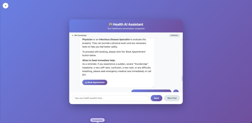 AI Health Assistant RAG Application – screenshot 7