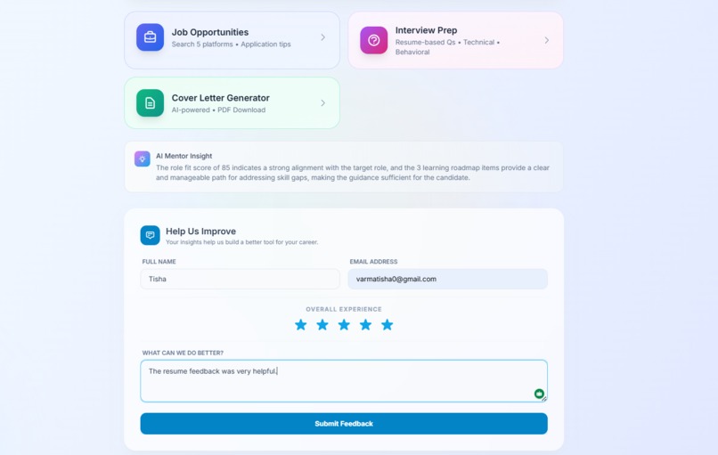 Career Copilot AI -Personalized Career Intelligence Platform – screenshot 6