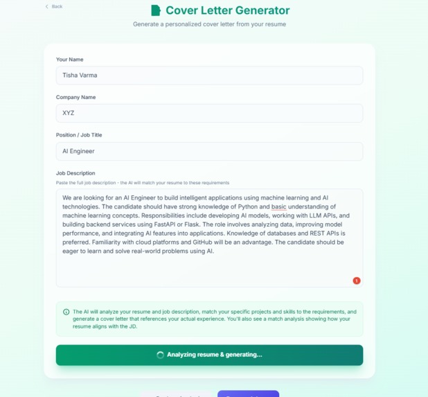 Career Copilot AI -Personalized Career Intelligence Platform – screenshot 10