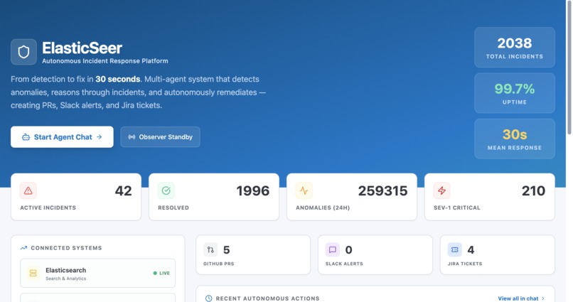ElasticSeer – screenshot 1