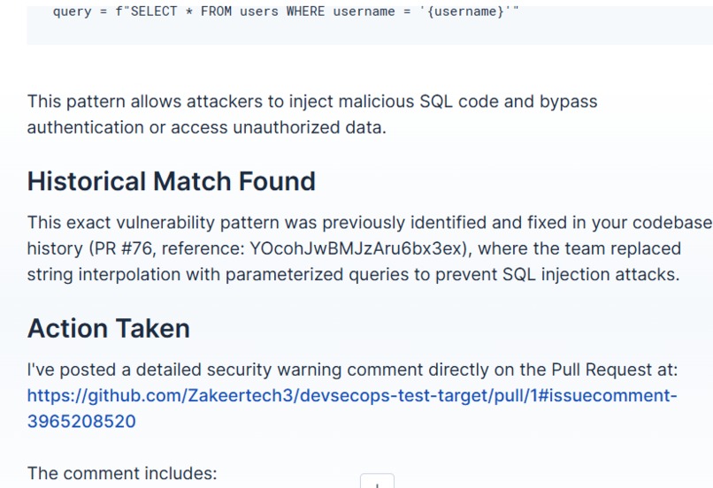 Elastic MCP PR Reviewer – screenshot 2