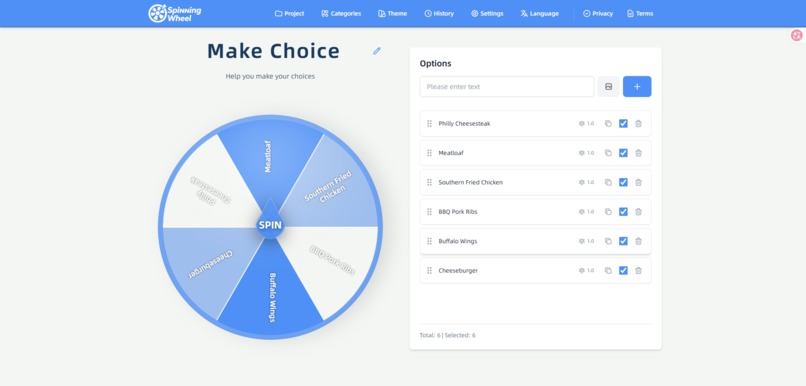 Spinning Wheel Tool – screenshot 3