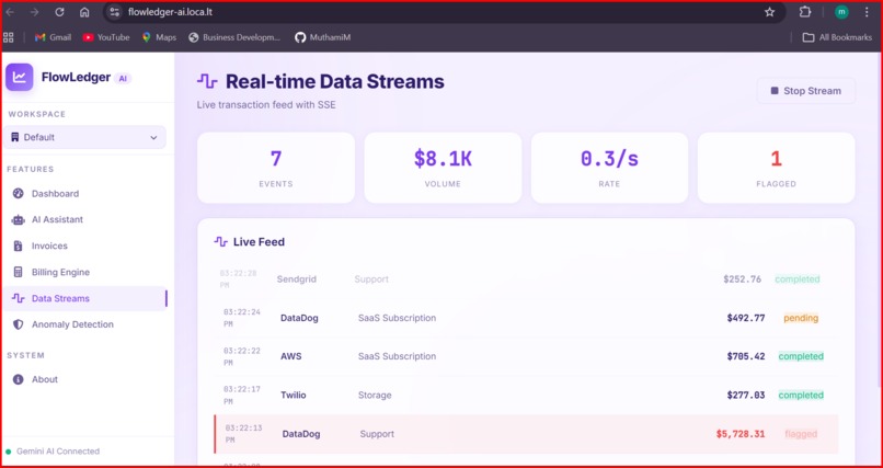 FlowLedger AI – screenshot 2