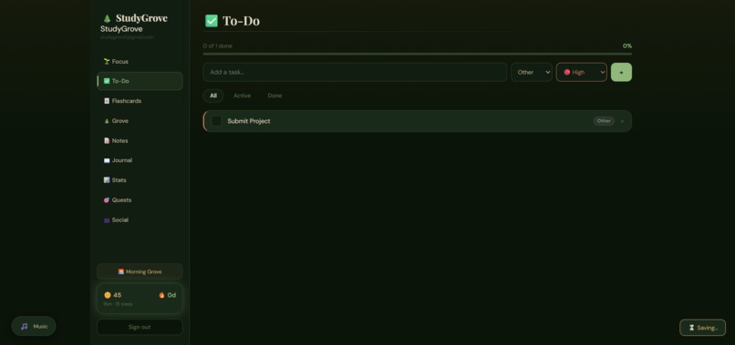 Study Grove – screenshot 1