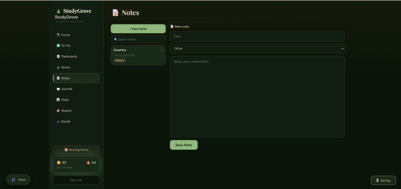 Study Grove – screenshot 3
