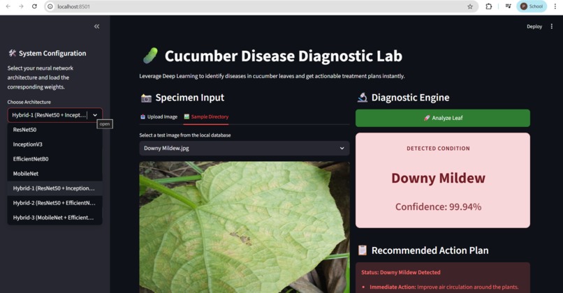 Deep Learning-Based Cucumber Leaf Disease Detection | Devpost