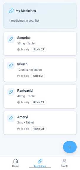 MediTrack-smart medicine reminder app with caregiver alerts – screenshot 2