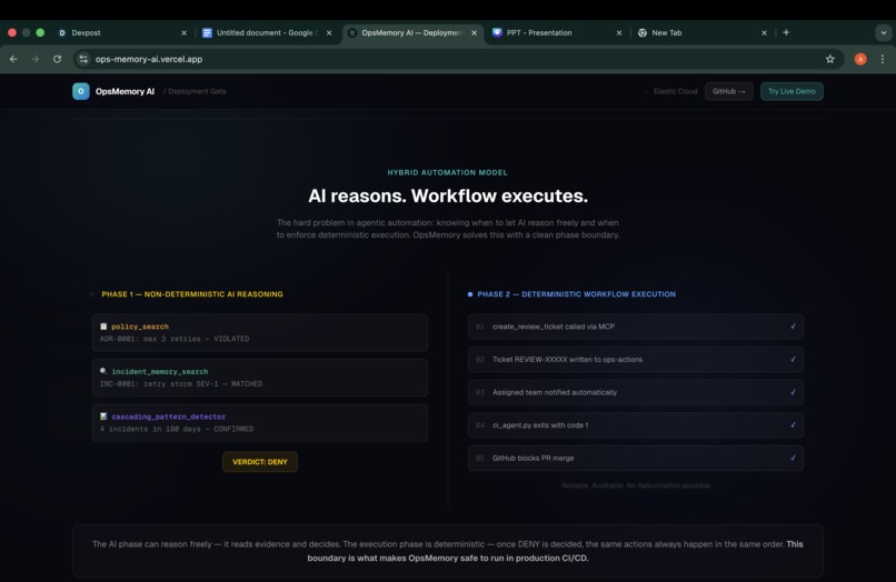 OpsMemory AI  – screenshot 4