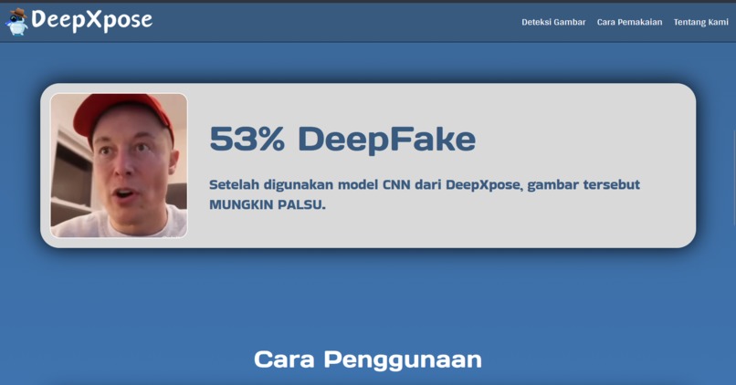 DeepXpose: Exposing Deepfake Images with CNN model – screenshot 2