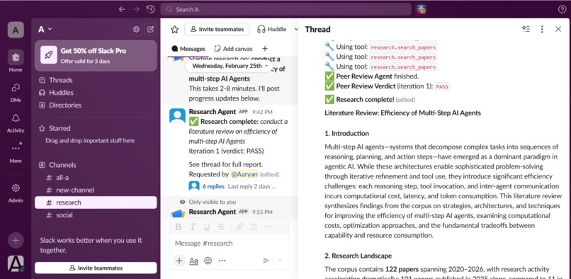 Research Orchestration System – screenshot 3
