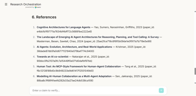 Research Orchestration System – screenshot 4