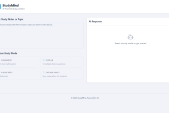 StudyMind — AI Study Assistant