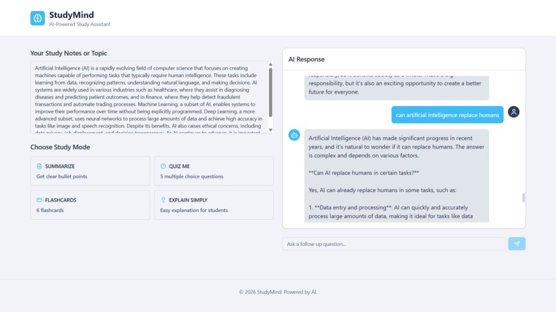 StudyMind — AI Study Assistant – screenshot 6