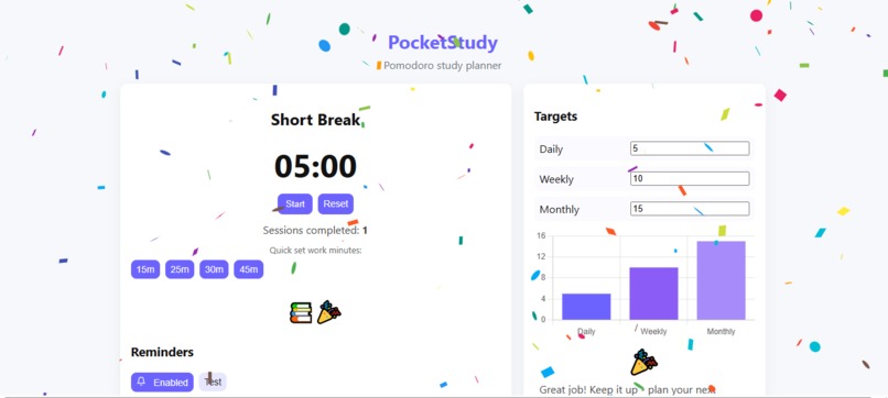 Study Session Planner – screenshot 2