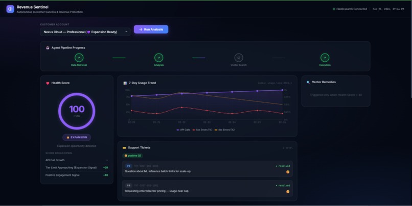 Revenue Sentinel: Autonomous Revenue Protection Agent – screenshot 1