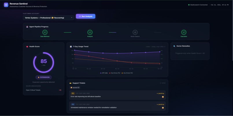 Revenue Sentinel: Autonomous Revenue Protection Agent – screenshot 4