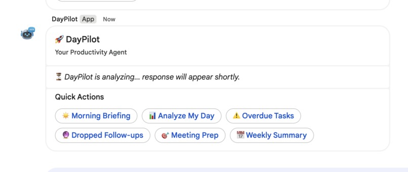 DayPilot - Your Autonomous Productivity Agent – screenshot 6
