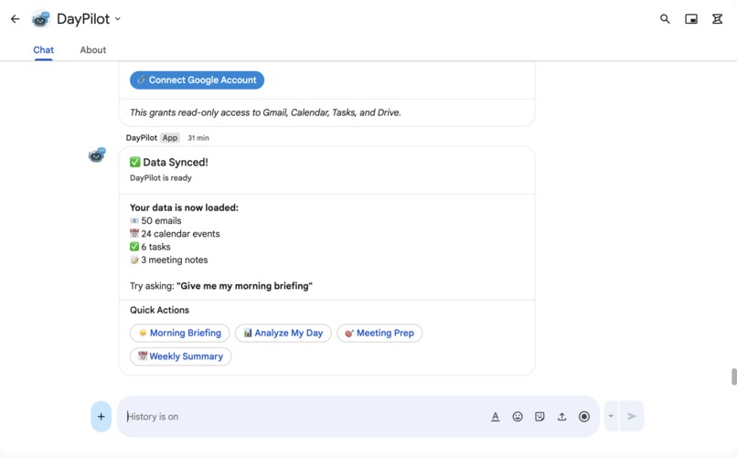 DayPilot - Your Autonomous Productivity Agent – screenshot 8