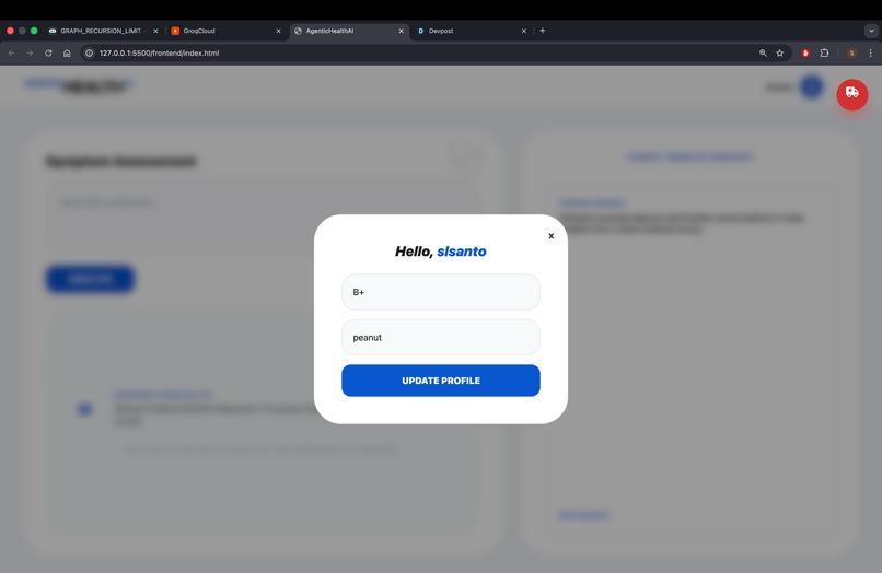 Agentic_HealthAI – screenshot 1
