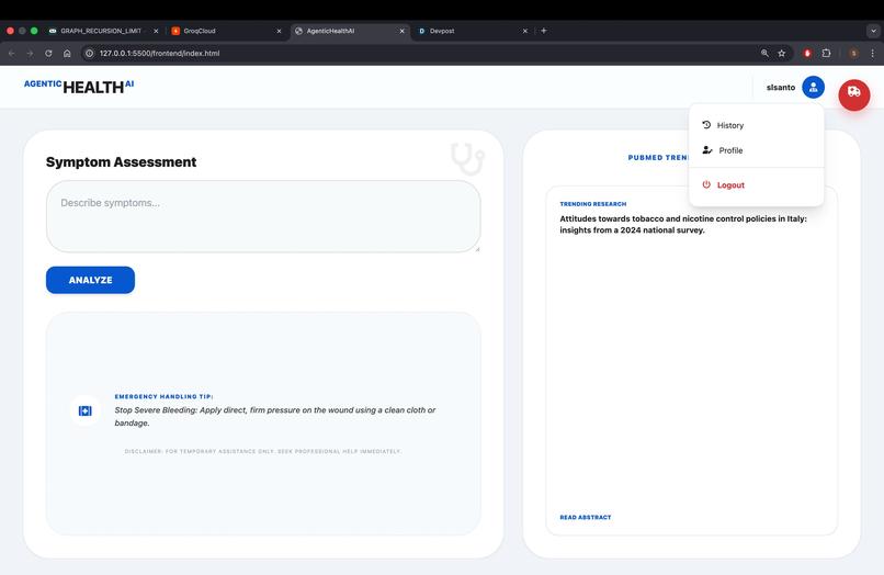 Agentic_HealthAI – screenshot 3