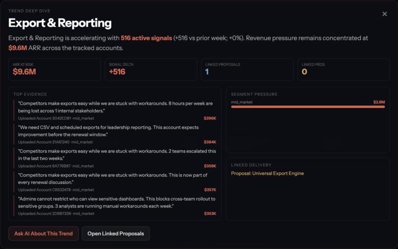 SignalPM – screenshot 1